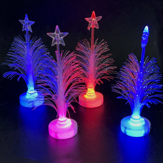 Décorations : Père Noël lumineux et Mini sapin lumineux