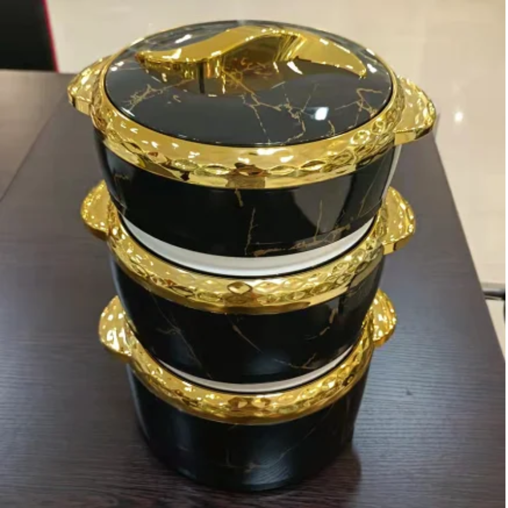 Ensemble de cocottes thermiques de luxe 3 pièces
