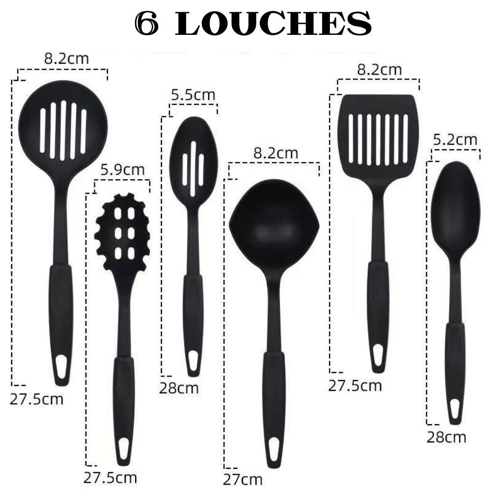Casseroles inox dorées de 5 Pièces