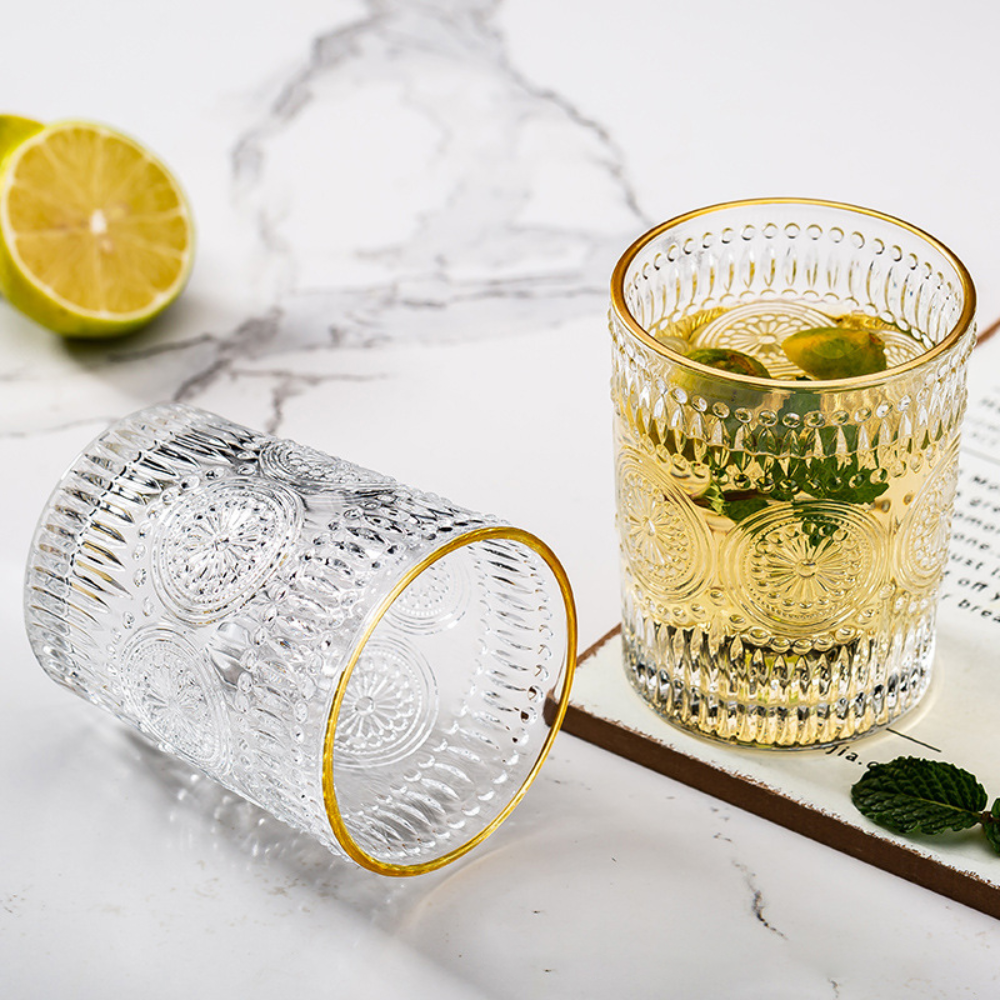 Verres à whisky 🥃 en or lot de 6 pcs