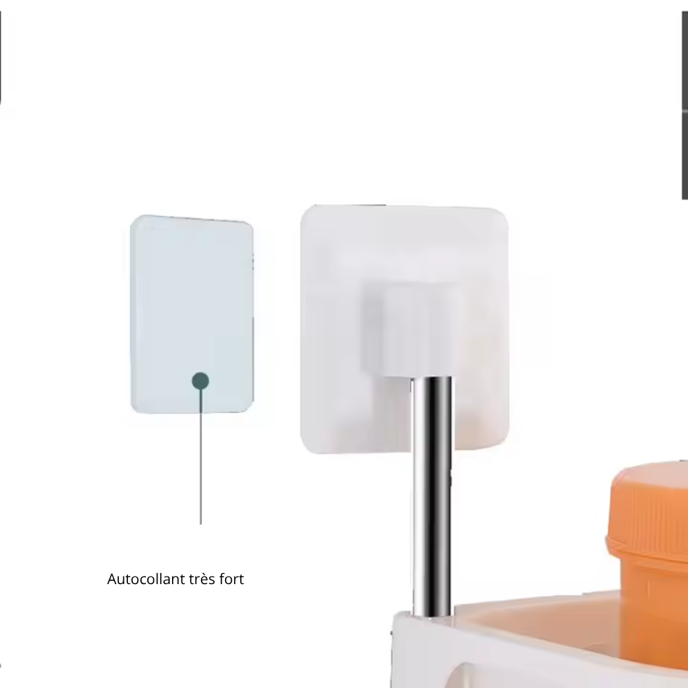 Support de salle de bain 3 niveaux