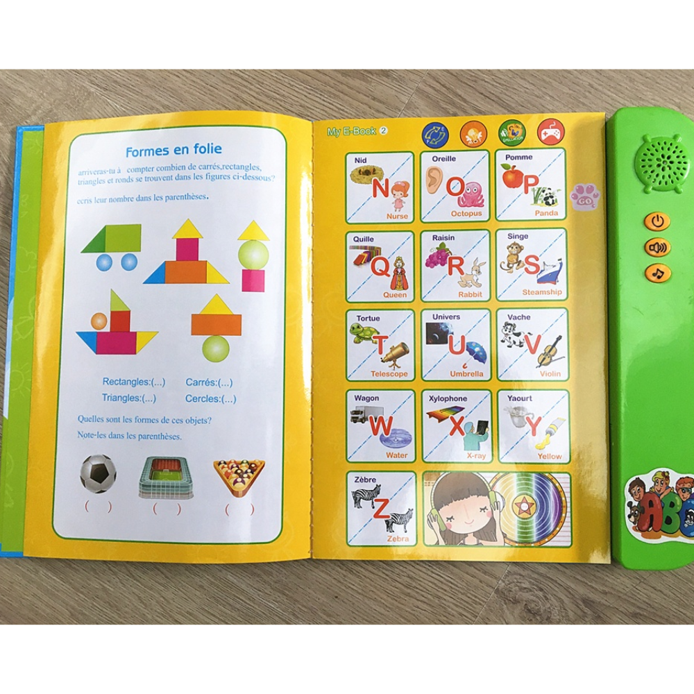 Livre Électronique Bilingue Français et Anglais