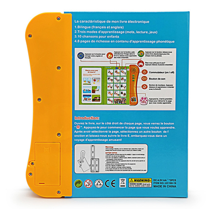 Livre Électronique Bilingue Français et Anglais