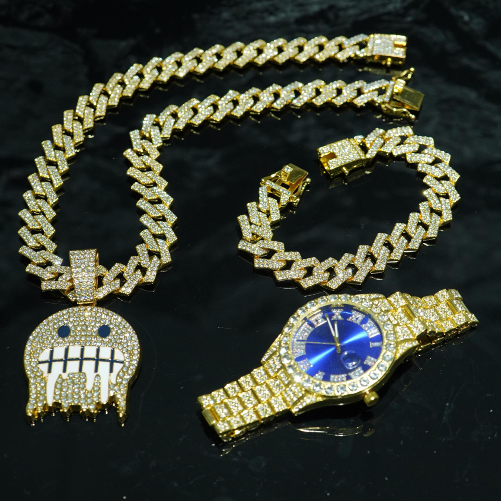 Montre bracelet de luxe ICE FACE 3 en 1