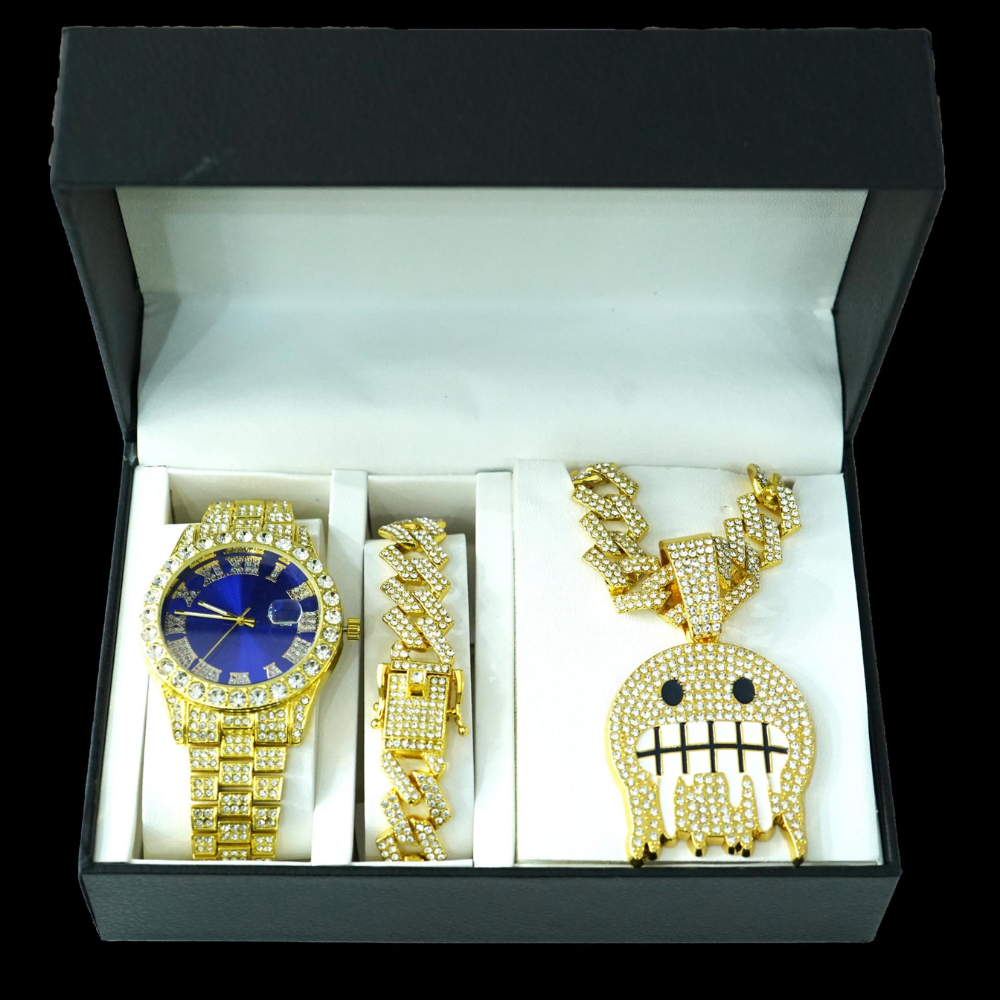 Montre bracelet de luxe ICE FACE 3 en 1