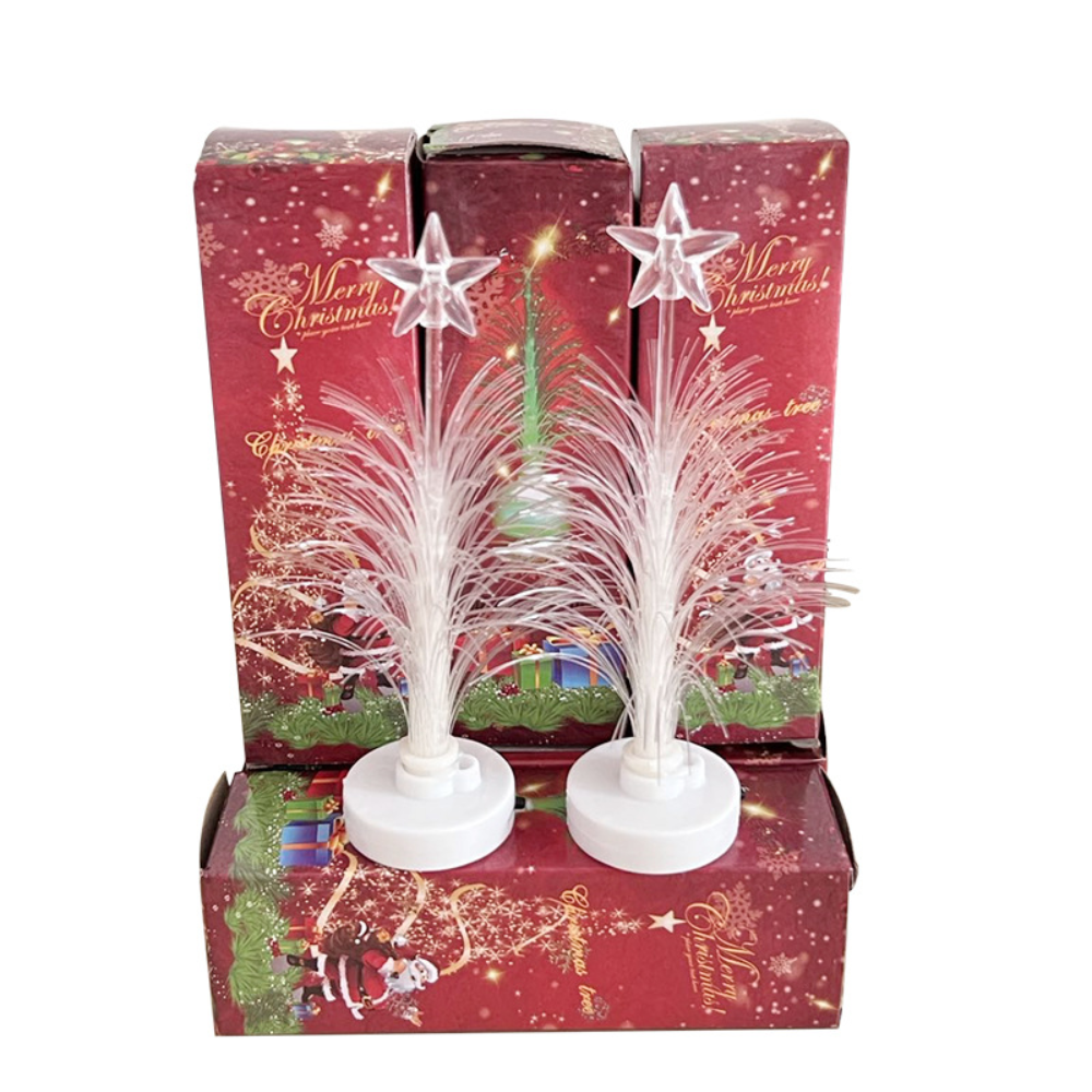 Décorations : Père Noël lumineux et Mini sapin lumineux