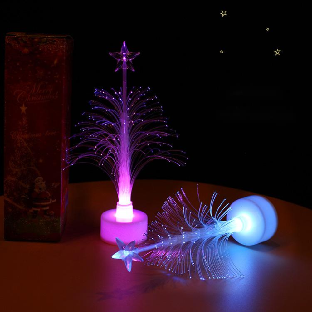 Décorations : Père Noël lumineux et Mini sapin lumineux