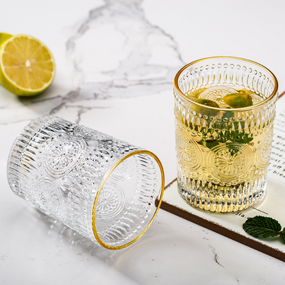 Verres à whisky 🥃 en or lot de 6 pcs