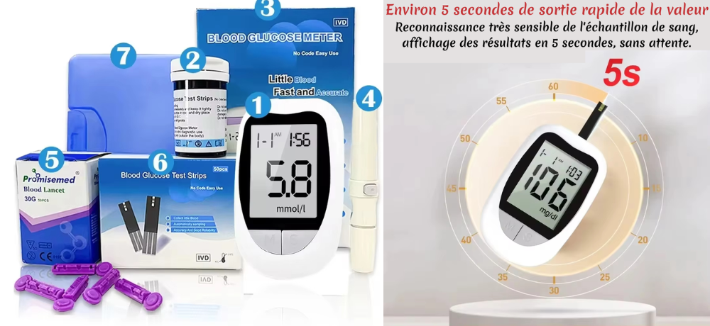 PACK Santé optimale: Tensiomètre - Glucomètre