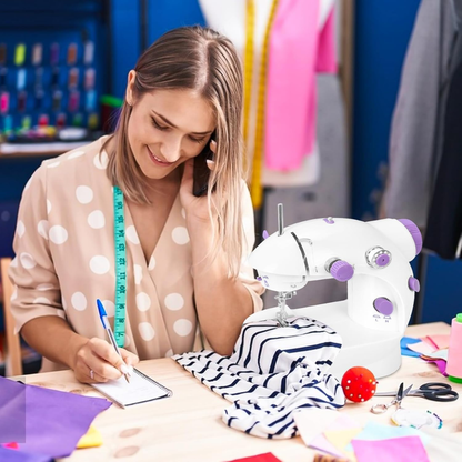Mini machine à coudre électrique