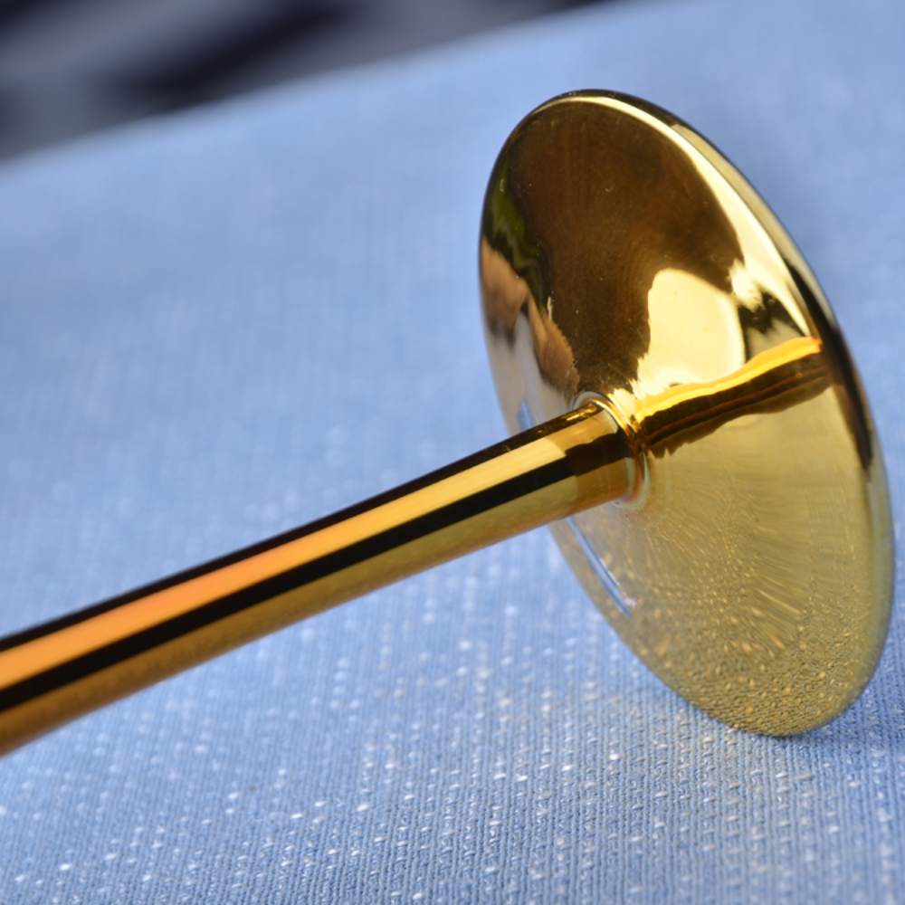 Pack Doré : Verre à vin et Plateau de dessert