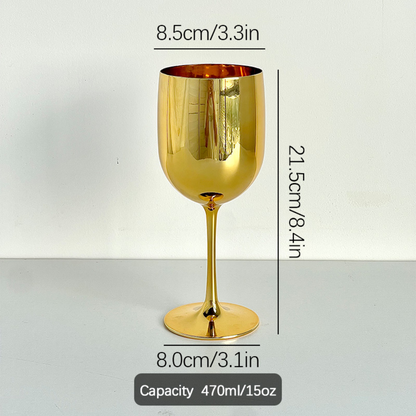 Pack Doré : Verre à vin et Plateau de dessert
